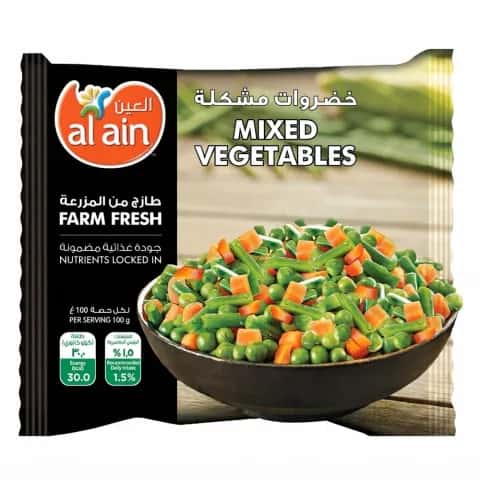 Al Ain Mixed Vegetables 400g