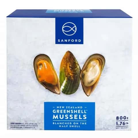 Sanford Greenshells Mussels 1kg