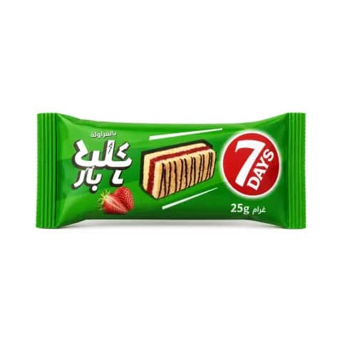 7Days C Bar Strawberry Filling 25g