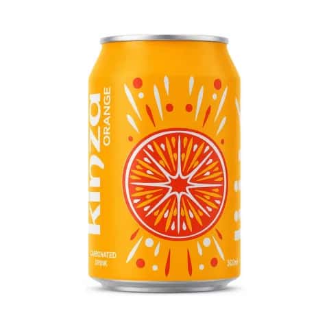 Kinza Orange Carbonated Drink 300ml
