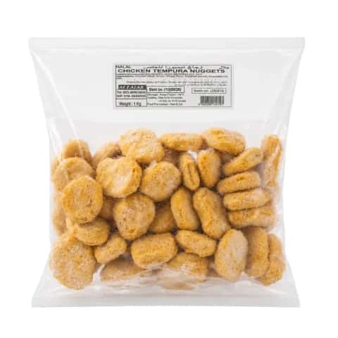 Al Falaq Breaded Chicken Tempura Nuggets 1kg
