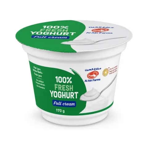 Al Ain Farms Fresh Yoghurt Full Cream 170g