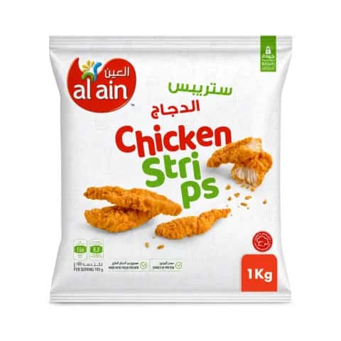 Al Ain Breaded Chicken Strips 1kg