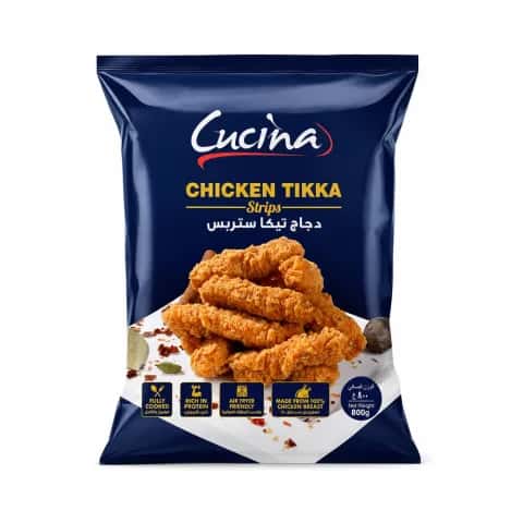 Cucina Chicken Tikka Strips 800g