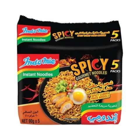 Indomie Spicy Curry Fried Noodles 5 x 90g