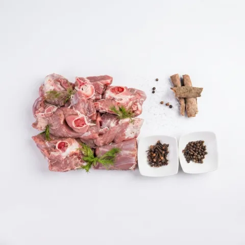 Lamb Cubes Bone in Local