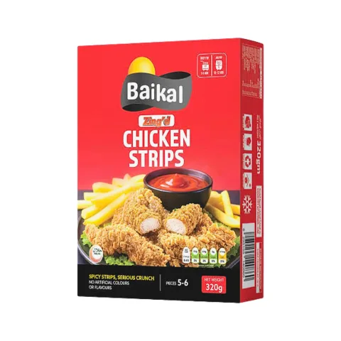 Baikal Chicken Zinger Strips 1kg