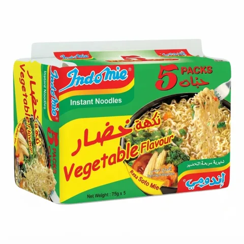Indomie Rasa Soto Mie Vegetable Flavor 5 x 75g