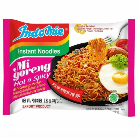 Indomie Hot Spicy Fried Noodles 75g