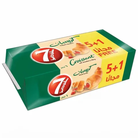 7Days Croissant with Strawberry 6 x 55g
