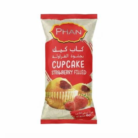 Pran Cup Cake Strawberry Flavor 60g