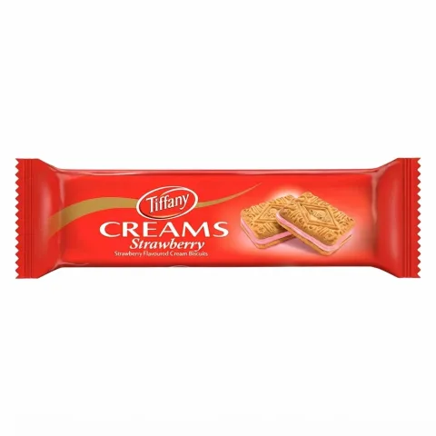 Tiffany Creams Strawberry 84g