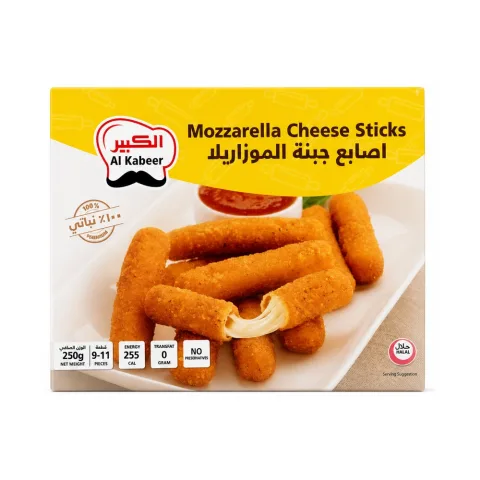 Al Kabeer Mozzarella Cheese Sticks 250g