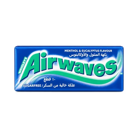 Airwaves Menthol and Eucalyptus Flavor 10 Pieces'