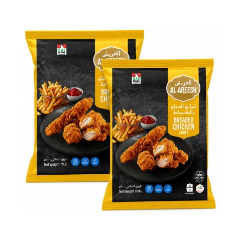 Al Areesh Breaded Chicken Strips 2 x 700g