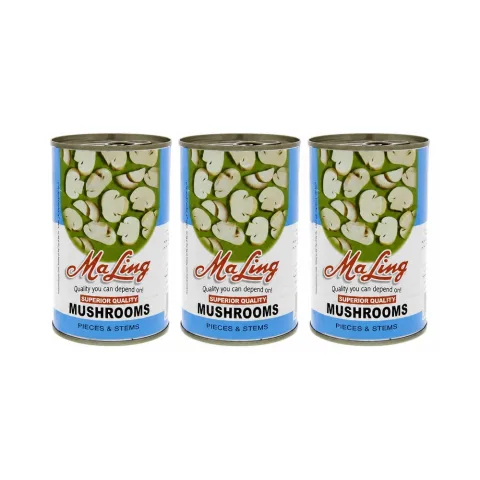 Maling Mushrooms Pieces and Stems 3 x 425g