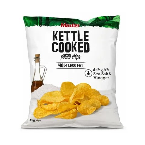 Master Kettle Cooked Chips Salt and Vinegar 45g
