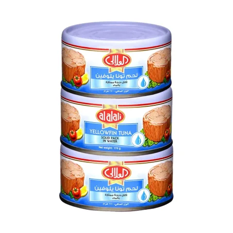 Al Alali Yellowfin Tuna in Water 3 x 170g