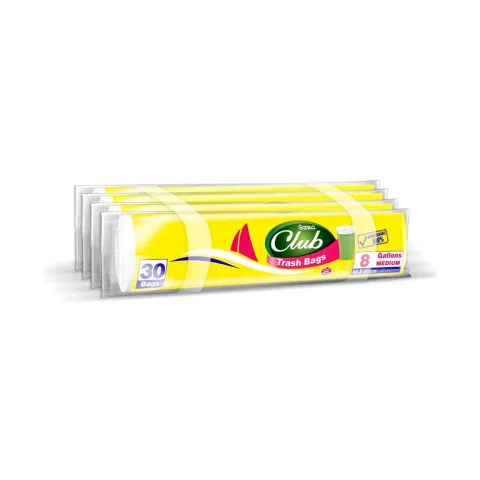 Trash Bag 3 Roll * 30Bags 8 Gal 58 x 50Cm Club