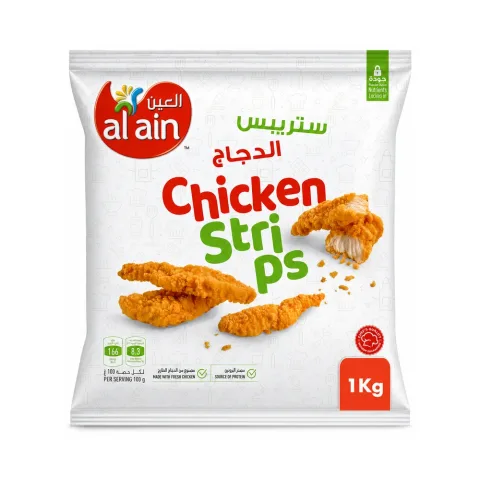 Al Ain Breaded Chicken Strips 1kg