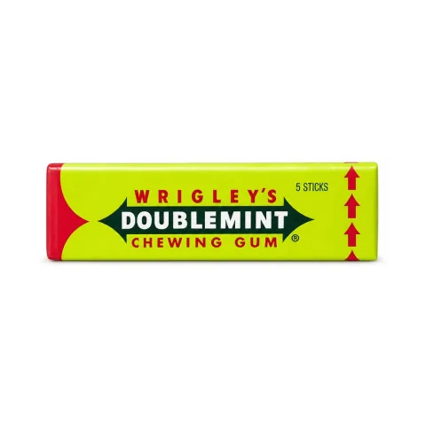 Wrigley's Double Mint Chewing Gum 5 Pieces 34g