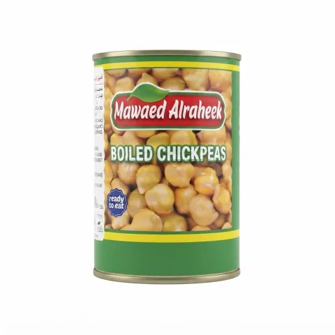 Boiled Chickpeas 400g Mawaed Alraheek