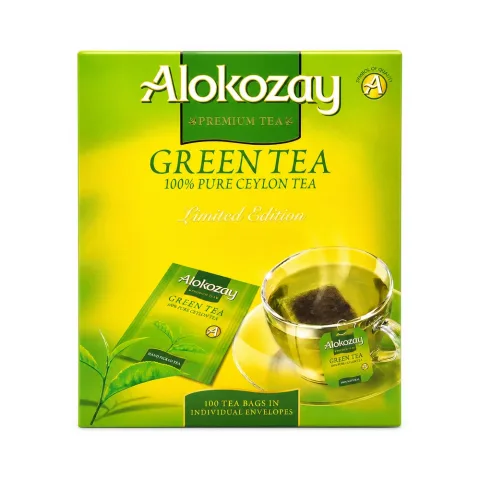 Alokozay Green Tea 100g 100 Tea Bags*1.5g