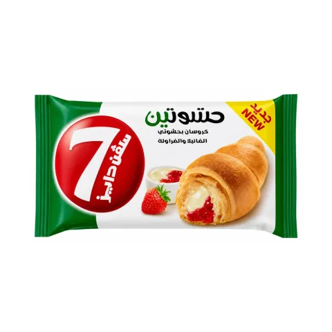 7Days Croissant Vanil and Strawberry 55g