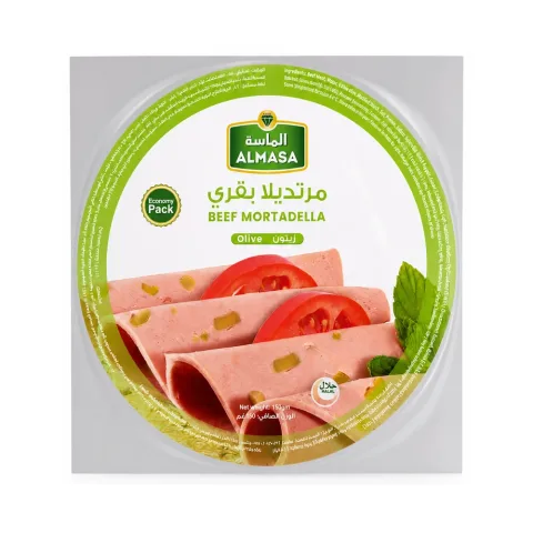 Beef Mortadella Olive Slice 150g Almasa