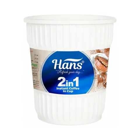 Instant Coffee 2 in 1 6 x 20g Hans