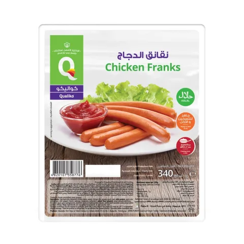 Qualiko Chicken Franks 3 x 340g
