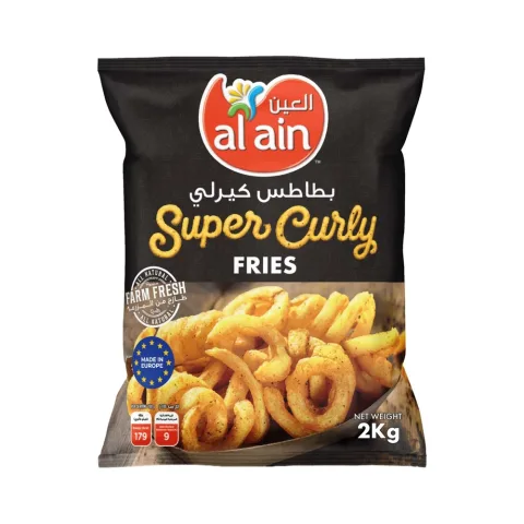 Al Ain Super Curly French Fries 2kg