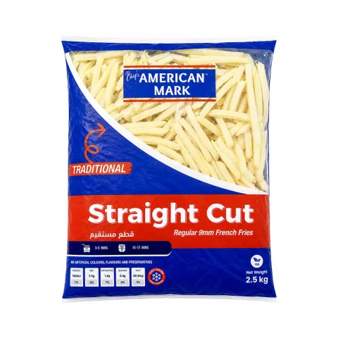 American Mark Straight Cut French Fries 2.5kg