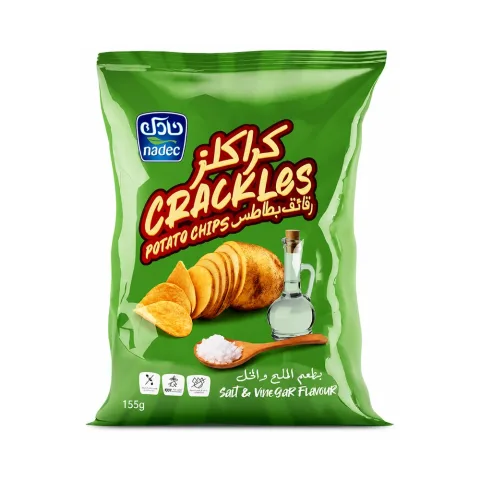 Potato Chips Salt Vinegar Flavor 155g Crackles