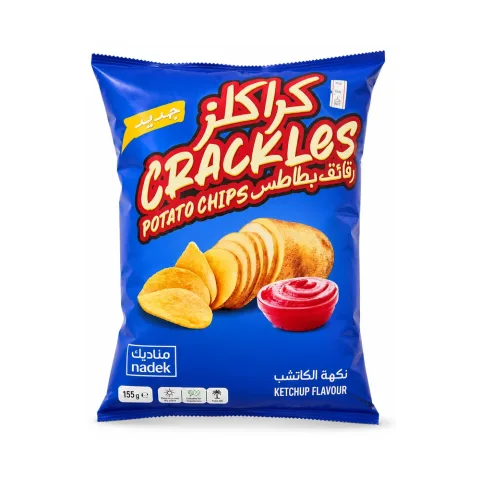 Potato Chips Ketchup Flavor 155g Crackles