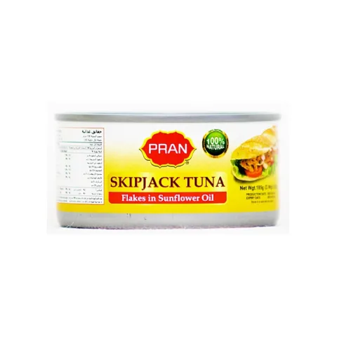 Pran Skipjack Tuna Flakes in Sunflower Oil 185g