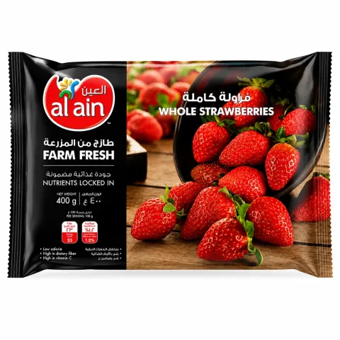 Al Ain Whole Strawberry 400g