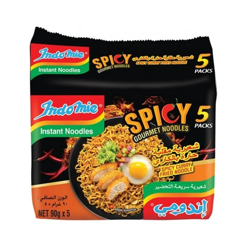 Indomie Spicy Curry Fried Noodles 5 x 90g