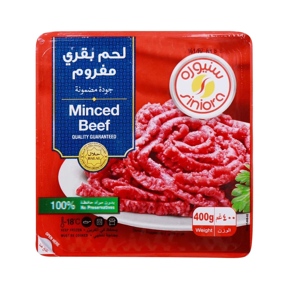 Siniora Beef Minced 400g